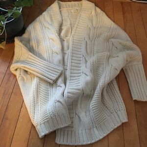 slouchy cardigan